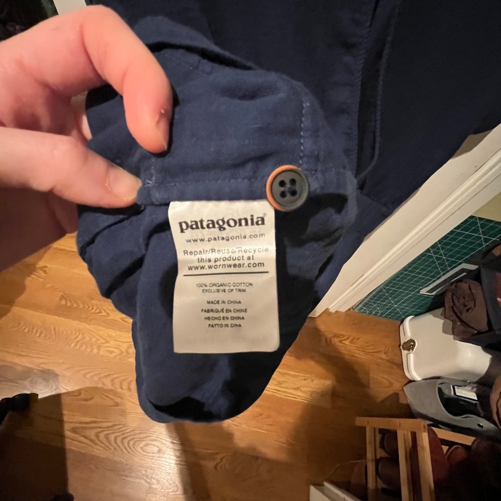 Patagonia Navy Blue Short Sleeve Romper - Picture 9 of 10